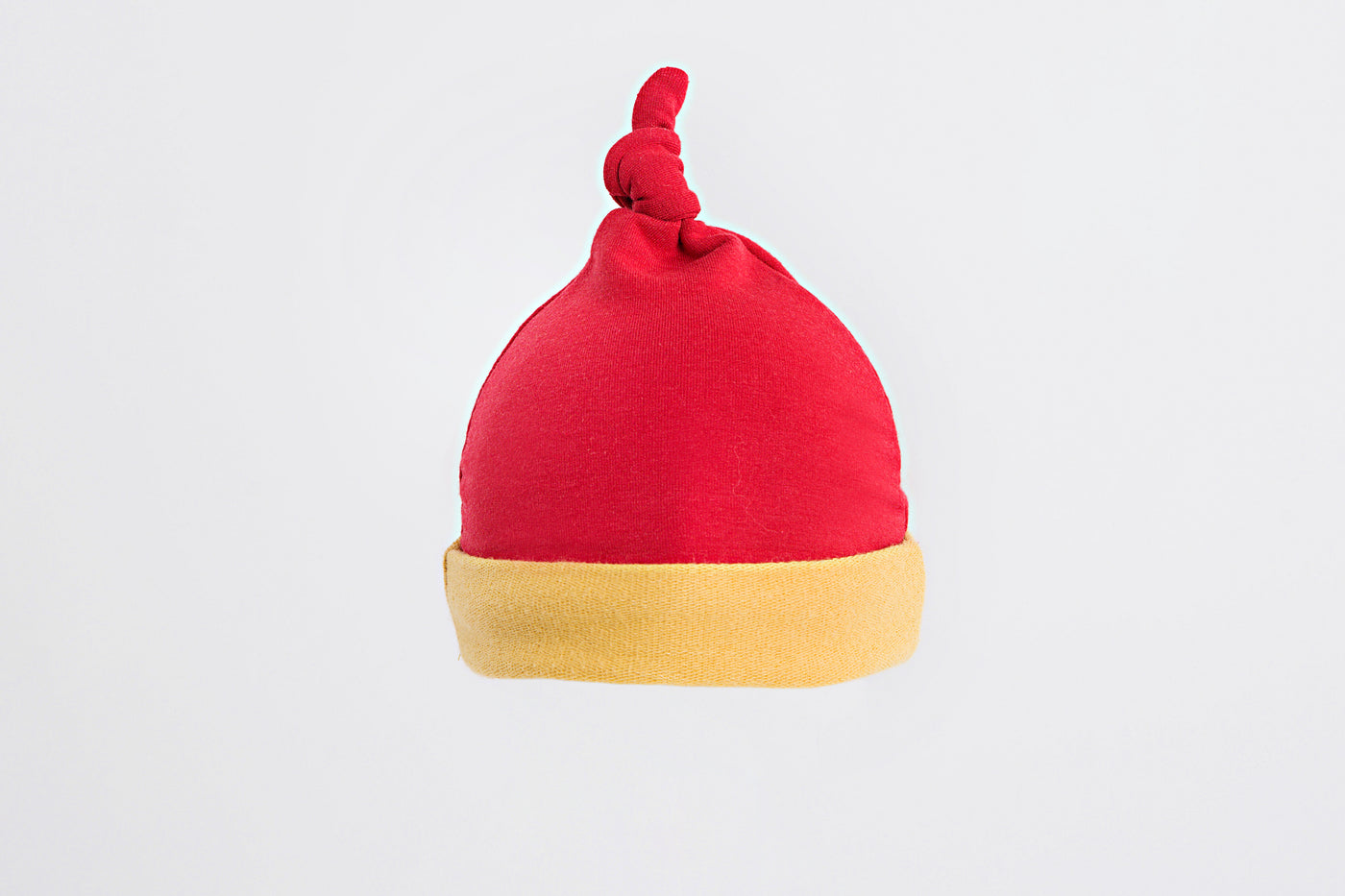 RED + GOLD KNOT HAT